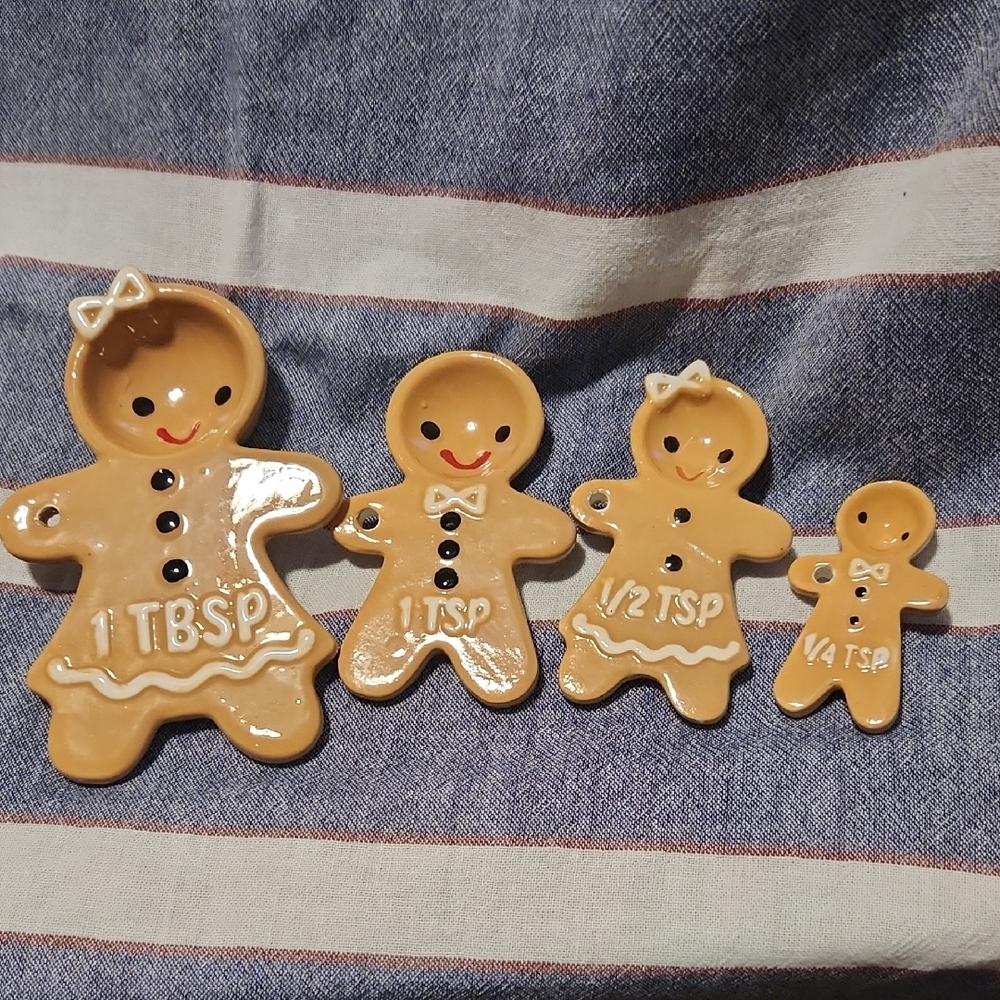 Ceramic Gingerbread Teaspoons